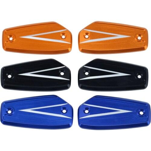 2x Front Brake Clutch Cylinder Fluid Reservoir Cover Replace for HAYABUSA GSX 1300R for SUZUKI BKING 2008 2009 2010 2011