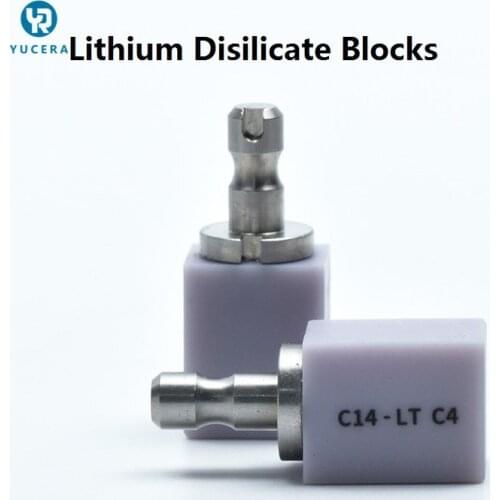 5 Pcs Lithium Disilicate Sirona Cerec Blocks LT/HT Glass Ceramic For CAD CAM Sirona Inlab System