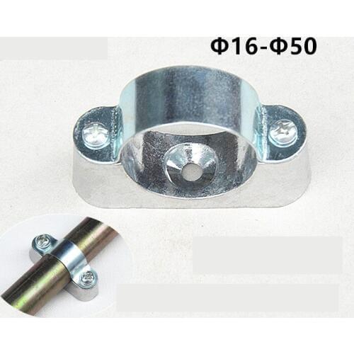 Free shipping pipe clamp10pcs/lot with screw From the wall yards away from the wall of the card saddle card, galvanized by the