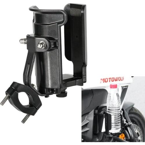 FOR BMW R1200GS KAWASAKI YAMAHA Crash Bar Water Bottle Motorbike Guard Drinking Cup Bracket Holder Motorcycle Bike Accessories