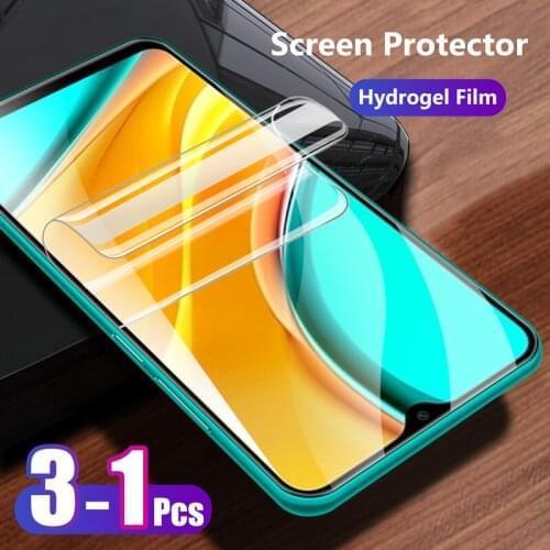For Xiaomi Redmi 9 9A Redmi9 6.53" Front Slim Full Cover to Edge Soft TPU Hydrogel Film Explosion-proof Screen Protector