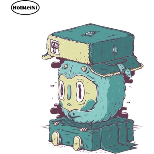 HotMeiNi 13cm x 10cm Cartoon Anime Sticker Personality Rear Windshield Decal Funny Car Stickers Waterproof Window Accessories