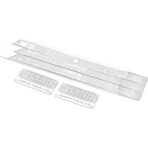 Metal Decorative Sheet Anti-Skid Plate for 1/10 TRAXXAS TRX-6 G63 TRX-4 G500 RC Car Body Parts