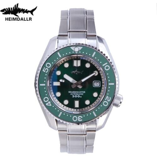 HEIMDALLR Mens Dive Watch Sapphire Vintage Sporty Watches Switzerland Top Movement ETA2824 Automatic Mechanical Wristwatch