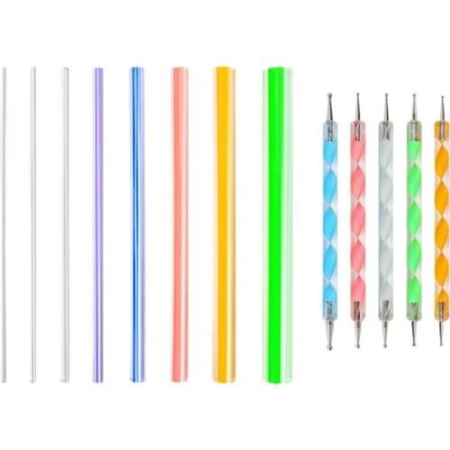 Mandala Dotting Tools Set for Painting Rocks,Painting Rocks Dot Kit,Acrylic Stick,Point Drill Tool,Stencil DIY Wall Art