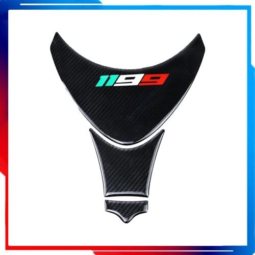 For Ducati Panigale 1199 2012 2013 2014 2015 Motorcycle Sticker 3D Carbon-look Oil Gas Fuel Cap Tank Pad Decoration Decal