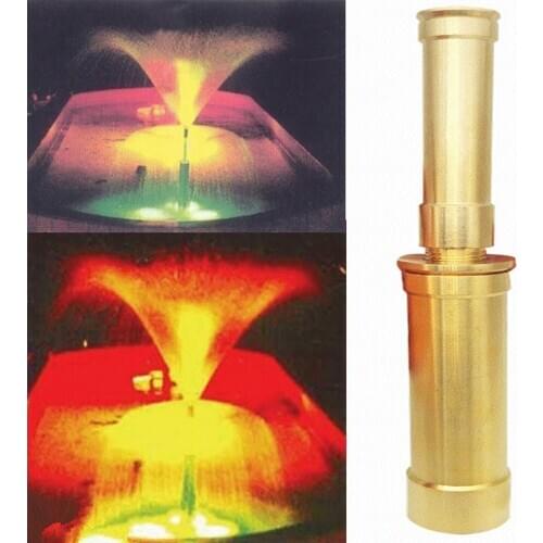 Yongquan 1" 1.5" 2" Fountain Nozzles Landscape Fountain Pure Copper Sprinkler Double trumpet flower Nozzle Pool Pond Spray Head