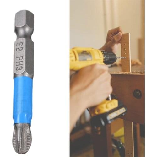 Screwdriver Bit 12 Pcs/Set S2 50mm Drill Screwdriver Bit Hex Magnetic Anti Slip Electric Screwdriver Bits Power Tool 85AC