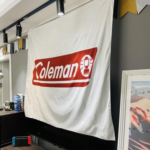 Coleman Wall Art Psychedelic Tapestry Wall Hanging Sport Tapestry Multi-function Wall Cloth Living Room Backgound Decor