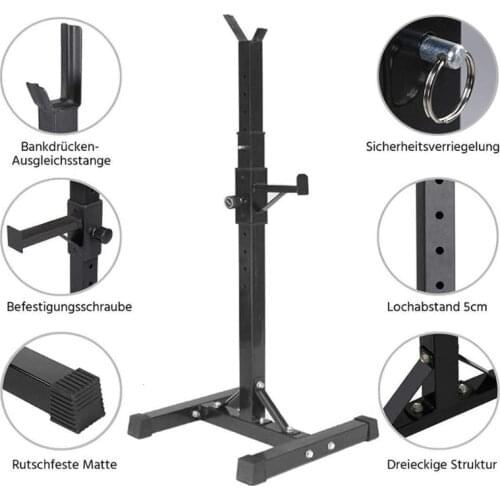 New Height Adjustable Dumbbell Rack Disc Weight Plate Barbell Rack Fitness & Body Building Large Fitness Equipment HWC