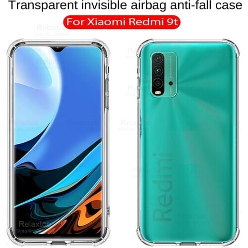 Clear TPU Soft Silicone Case for Xiaomi Redmi 9T Xaomi Note 9 T Redmi9T Note9T Transparent Shockproof Cover Coque