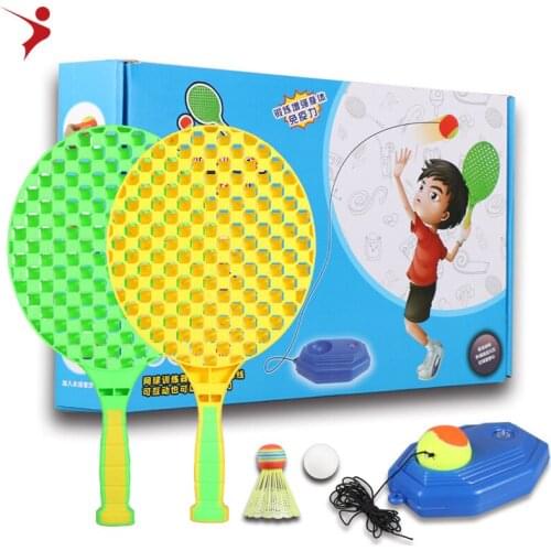Regail Tennis Trainer Badminton Racket Table Tennis Racket Tennis Racket Toy Set