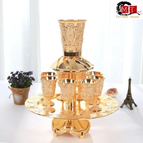 Liquor Divider Zinc Alloy Liquor Divider Liquor Divider Set Bartenders Wine Gift Box sake set wine glass set shot glasses set