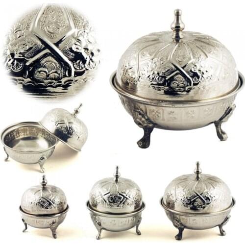 Alpaca Sugar Bowl - Engraving - 3 Sizes - Arabic Design