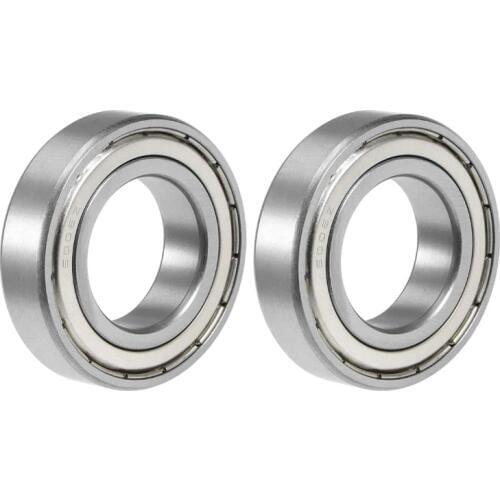 6006ZZ 6006RS Deep Groove Ball Bearing 30x55x13mm Double Shielded Bearing Steel Bearings 2-Pack