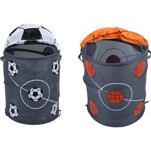 Collapsible Laundry Basket Storage Barrels Storage Barrel Polyester Cloth Toy Store