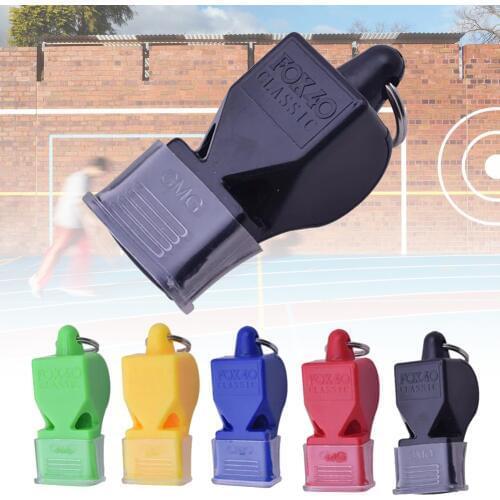 Sports Whistle with Lanyard Random Color Loud Sound Whistle for Referee Coach