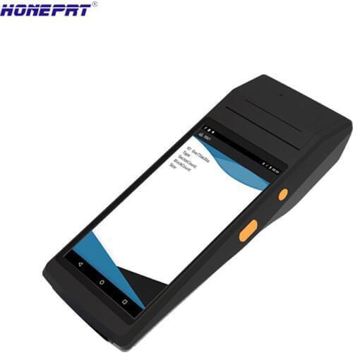 New Mobile touch screen bus pos system with printer nfc handheld android pos terminal with camera support barcode scanner