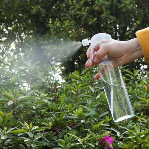 1/2/3 Pcs 300ml Household Hand-pressed Watering Pot Gardening Spray Bottle Beauty Haircut Transparent Fine Mist Spray Bottle