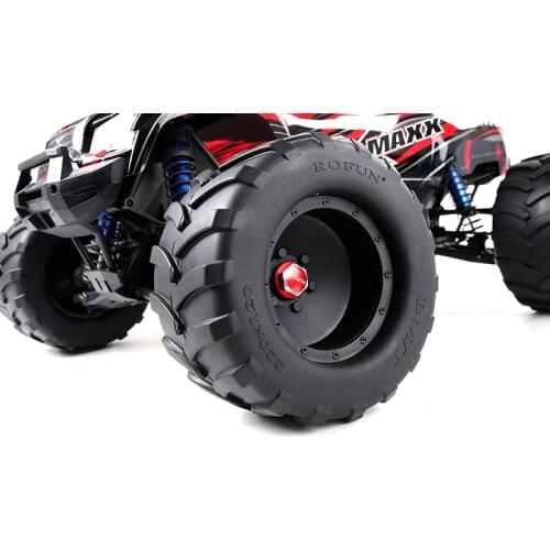 1/5 Scale MT ROFUN XLT Truck Wheels/Rims/Tires Hex 24mm For TRAXXAS X-Maxx 1/5 77076-4 HSP VRX FG Smartech Losi X #7773