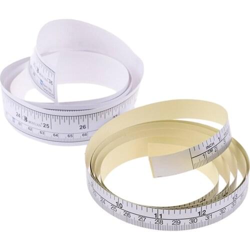 High Quality 1PC90/151CM Self Adhesive Metric Measure Tape Vinyl Ruler For Sewing Machine Sticker Wholesale
