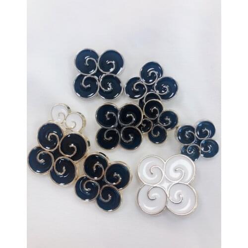 10pcs Gold Metal Women Coat Dress Decorative Craft Buttons for Clothing Needlework Sewing Botones Garment20mm 23mm