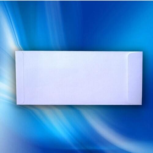 100pcs white 114x241mm envelopes blank without any printing