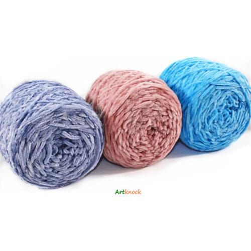 3pcsX250grams lana tricot Fashion Show crochet yarn Texturized Viscose big wol yarn for knitting Glossy line Hand Knitting