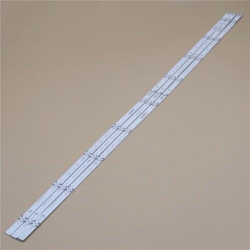 6PCS LED Array Bars For 49UJ65 A B Type 17Y 49UJ65_AB_27LED_REV00_160623 LED Backlight Strips TVs Matrix Kit Lamps Lens Bands