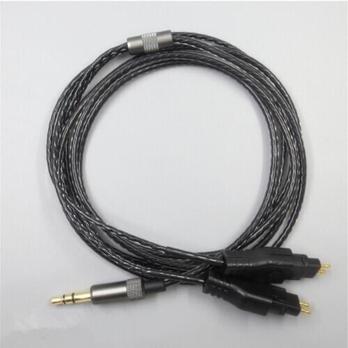 Audio Cable for Sennheiser HD414 HD650 HD600 HD580 HD25 Headphone Replacement AUX Cable Cords Wire 1.2m/2m