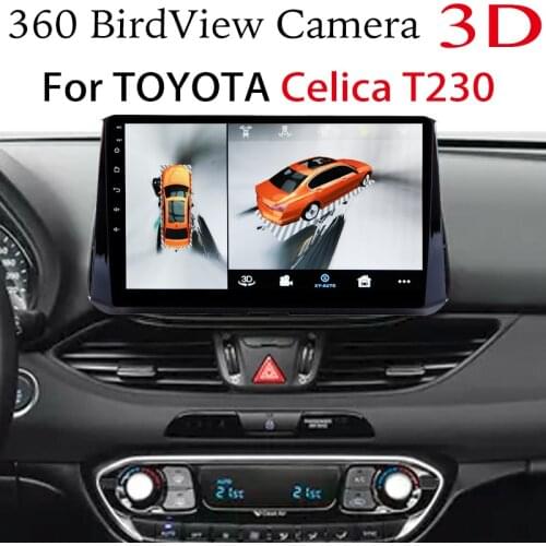 For TOYOTA Celica T230 Car Multimedia GPS Audio Radio Navigation NAVI Player Built-in CarPlay 360 BirdView 3D