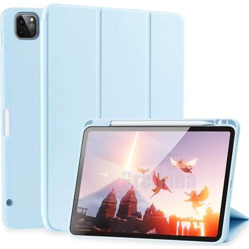 For iPad Pro Case 11 2020 iPad Pro 1-2nd Gen Cover,Smart Case for iPad Pro 11(2018 2020 2021)Pencil Holder Covers iPad 11" cases