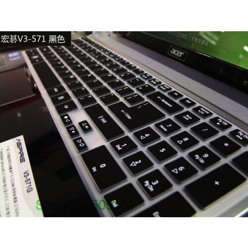 15 inch Keyboard Cover Protector Skin for Acer V3-572G 551G 571g E1-570G E1-572 5830T E1-570G v3-572g E5-571 5950g V3-731