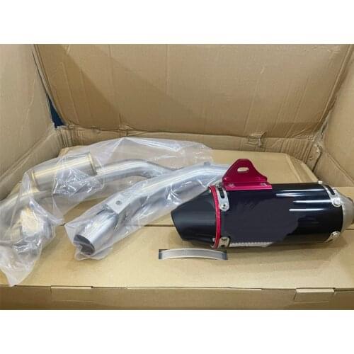 For Honda CRF230F CRF150F Full Exhaust Systems Enduro Dual Muffler Silencer Dirt Bike Tail Pipe For HONDA CRF 230 150F 2003-2016