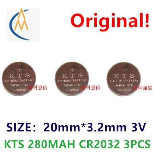 3PCS KTS CR2032 button lithium 3V computer motherboard electronic scale key car remote control durable long storage time