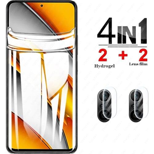 Soft Hydrogel Film for Xiaomi Poco X3 Pro NFC F3 M3 Screen Protectors on Xiomi MI Pocophone Poko Pocco X F 3 Pro Camera Glass