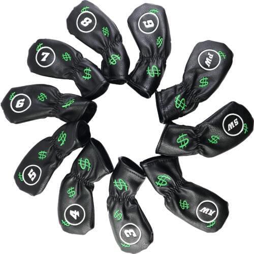 Golf Clubs Head Covers NRC USA Thick Synthetic Leather Fit All Brands Waterproof Durable