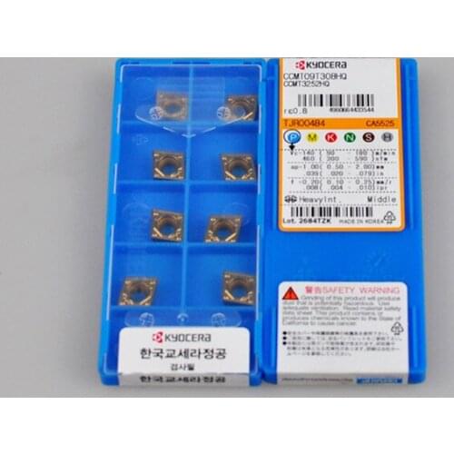 10pcs carbide inserts CCMT09T304HQ PR1125 CCMT09T308HQ free shipping