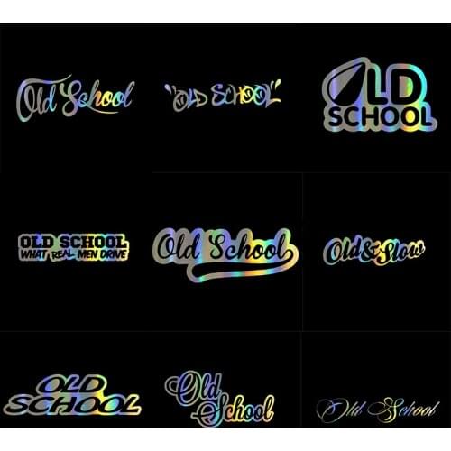 Creative Car Sticker 3D Old School Sticker on Car Funny Stickers and Decals Vinyl Decor Car Styling