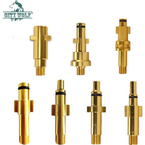 Pressure Washer Snow Foam Lance Aluminum Adapter Foam Nozzle Connector Gun Attachment for Karcher Bosche Interskol AR Lavor