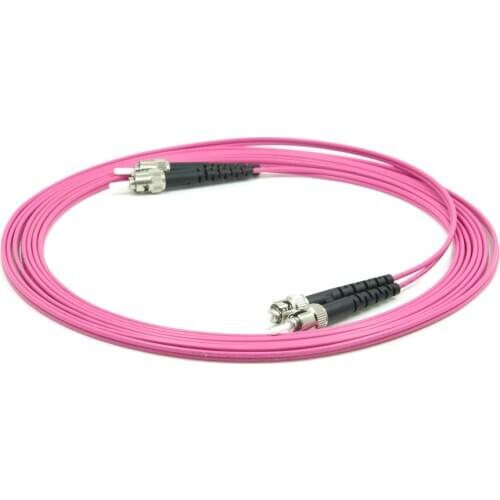 OM4 1M 2M 3M 5M 10M ST/UPC-ST/UPC 40GB Multimode Fiber Patch Cable OM4 Optical Fiber Patch Cord