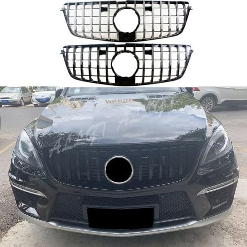 Car Front Racing Bumper Grille Upper Facelift Grill For Mercedes-Benz Class-GL X166 2013 2014 2015