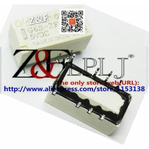 RELAY G6S-2F-5VDC G6S-2F 5VDC G6S-2F-5V G6S-2F-DC5V NEW ORIGINAL 10PCS/LOT