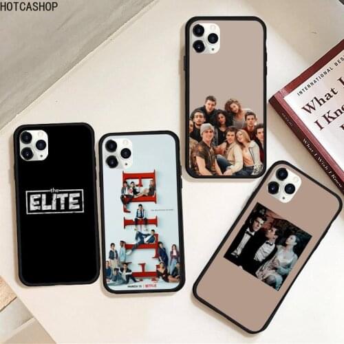 Spanish TV series Elite Phone Case Rubber for iPhone 12 pro max mini 11 pro XS MAX 8 7 6 6S Plus X 5S SE 2020 XR case