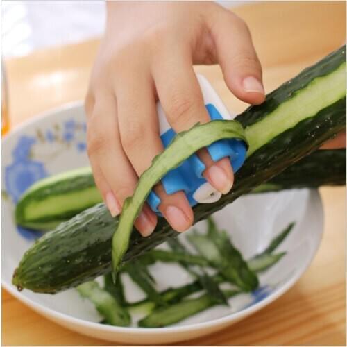 Finger Held Peeler Easy Hold Kitchen Gadgets Vegetable Fruit Slicer Peeler