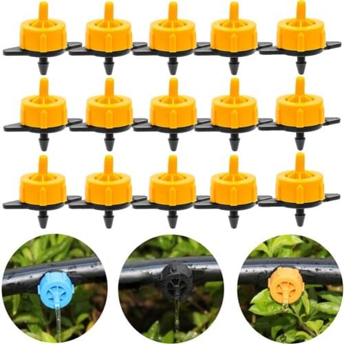 20-100pcs 2L/4L/8L Auto Micro Drip Irrigation System Pressure Compensating Regulator Watering Dripper Agriculture Garden Tools