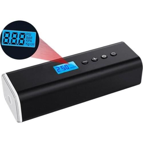 12V Portable Cordless Digital Car Tyre Pump USB Rechargeable Wireless Air Compressor Pump Car Bike Tire Inflator For Car