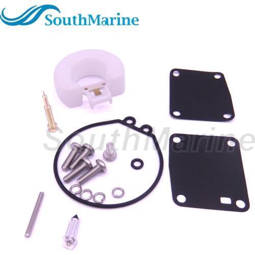 Carburetor Repair Kit 6G1-W0093-00-00 18-7765 for Yamaha 3HP 6HP 8HP 6CMH 6DMH 8CMH Outboard Engine