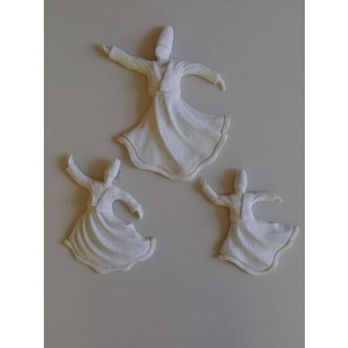 Object Wall Aksesuarı-3 'lü SEMAZEN-006 paintable decorative objects декоративные предметы под роспись