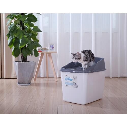 Fully Enclosed Fecal And Odor-proof Afp Cat Sandbox Jacking Into Extra Large Cat Sandbox Toilet To Prevent Splashing
